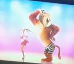  animated antelope benjamin_clawhauser cheetah dancing disney feline gazelle gazelle_(zootopia) mammal stripper_tiger_(zootopia) tiger unknown_artist zootopia 