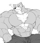  abs bicep biceps bulk canine flammars fox giant huge_muscles hunk male mammal mccloud muscular pecs star strong 