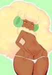  anthro blush cute female hoshime looking_at_viewer mammal nintendo nipples nude pok&eacute;mon pussy simple_background smile solo video_games whimsicott 