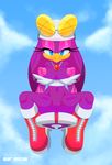  2016 anthro areola avian bandanna beak big_breasts blue_eyes boots breasts clothing cloud erect_nipples eyewear female footwear goggles half-closed_eyes hoverboard jewelry looking_at_viewer mostly_nude navel necklace nipples outside pussy sif sitting sky sonic_(series) sonic_riders spread_legs spreading wave_the_swallow 