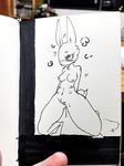  female gynoidherring kemono lagomorph mammal rabbit solo 