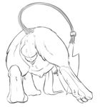  all_fours ass_up backsack balls digital_drawing_(artwork) digital_media_(artwork) digitigrade dripping faceless_male greyscale huntersloveshack male mammal monochrome mostly_nude nintendo penis penis_tip perineum pok&eacute;mon precum presenting raichu raised_tail rear_view rodent scarf sheath solo tail_ring tapering_penis video_games 
