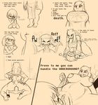 anthro big_breasts black_sclera blush breasts butt caprine clothing female goat human male male/female mammal nipples nude protagonist_(undertale) pussy thewill toriel undertale video_games 