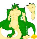  alien antennae anthro dragon_ball dragon_ball_z heartman98 horn male muscular porunga red_eyes scalie spikes tagme talons 