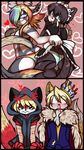  &lt;3 2016 5_fingers :3 angry annoyed anthro banto_(character) blood blue_eyes blush bulge butt canine cape cervine clothing costume crown cute deer erection female fox fur girly green_eyes hair hat horn inner_ear_fluff looking_at_viewer looking_back maid maid_uniform male male/male mammal moneychan multicolored_fur nervous nosebleed open_mouth panties prince_rigel_(character) simple_background skirt skirt_lift suggestive underwear uniform 