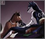  2015 anthro bay_(marking) canine casual collar digital_media_(artwork) digital_painting_(artwork) dragon duo equine erection eye_contact fellatio female fingerless_(marking) fur grope happy horse husband hybrid infinite inside interspecies kneeling leaning leaning_back licking male male/female mammal mane married master nipples nude oral ownership penetration penis pet quarter_horse relaxing ring saliva sex simple_background sitting smile stardarkfurr submissive sucking tongue tongue_out wedding_ring wife wolf wolfywetfurr yamidog 