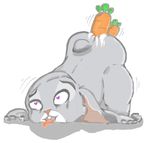  carrot dildo disney food ilikedisney judy_hopps lagomorph mammal pussy rabbit sex_toy vegetable zootopia 