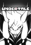  2015 9air anthro asriel_dreemurr boss_monster caprine clothing english_text fur goat hair hi_res horn looking_at_viewer male mammal monster open_mouth protagonist_(undertale) solo text undertale video_games white_fur 