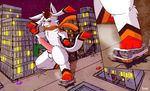  anthro balls bus city crush cum destruction eeveelution giant horny ice icetype macro male nintendo paws penis pok&eacute;mon stomping video_games 