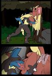  appears by colorized lopunny lucario nastacula nintendo penis pok&eacute;mon pussy redoxx sex video_games 