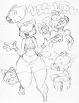  &lt;3 angry anthro blush breasts cat cleavage clothed clothing feline female footwear fur jackaa1 mammal mature_female mother navel nicole_watterson parent sandals shirt shorts silly_face sketch smile solo surprise tank_top the_amazing_world_of_gumball tongue tongue_out wide_hips 