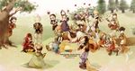  anniversary archer_(fft) armor bald bandaid bare_shoulders black_mage black_mage_(fft) blonde_hair boots broken_heart brown_hair character_request chemist_(fft) closed_eyes dancer_(fft) delita_heiral dragoon_(fft) dress everyone final_fantasy final_fantasy_tactics geomancer_(fft) gloves grass hat heart japanese_armor knight knight_(fft) long_sleeves mime_(fft) monk_(fft) mos multiple_boys multiple_girls ninja_(fft) orator_(fft) outdoors peeking_out pig plant ramza_beoulve red_hair samurai_(fft) short_hair spoken_squiggle squiggle squire_(fft) summoner_(fft) sword tabard time_mage time_mage_(fft) wand weapon white_mage white_mage_(fft) witch_hat 