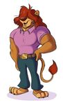  2016 anthro feline joelasko lion male mammal solo 