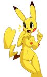  anthro breasts elpatrixf female nintendo nipples pikachu pok&eacute;mon pussy video_games 