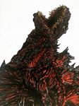  absurd_res daira godzilla godzilla_(series) hi_res kaiju monster not_furry open_mouth sharp_teeth simple_background skinned solo teeth where_is_your_god_now wounded 