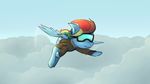  equine flying horse mammal marsminer my_little_pony pony rainbow_dash_(mlp) solo 