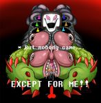  breasts cactus claws dick_souls drooling eyeball_tits female multi_breast nightmare_fuel omega_flowey photoshop_flowey plant pussy saliva spoilers thewill thorns undertale vagina_dentata video_games 