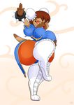  2015 big_breasts big_butt bouncing_breasts breasts butt camel_toe capcom cat chun_li feline felyne female kirbot12 mammal monster_hunter nipples open_mouth palico pose thick_thighs video_games voluptuous 