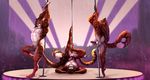  disney feline male mammal mickey_the_retriever stripper_tiger_(zootopia) tiger zootopia 