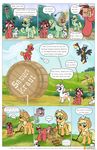  applejack_(mlp) barrel big_macintosh_(mlp) canine comic day digital_media_(artwork) dog donkey earth_pony equine eschaton fan_character female feral flower forest friendship_is_magic fur grass group halcyon_(character) hi_res horn horse inside mammal morning my_little_pony nurse_redheart_(mlp) open_mouth outside patreon plant pony red_fur sauerkraut semaphore sleeping smudge_proof thunderlane_(mlp) translucent_body tree tulpa yawn young 