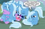  2016 blush clone dialogue english_text equine female friendship_is_magic horn licking lying mammal my_little_pony preening sucking teasing text tongue tongue_out trixie_(mlp) unicorn winged_unicorn wings 