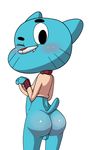  anthro balls blue_fur butt clothing fur gumball_watterson jerseydevil the_amazing_world_of_gumball 
