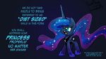  2014 black_background blue_eyes blue_feathers blue_fur blue_hair crown cutie_mark darkflame75 english_text equine feathered_wings feathers female feral friendship_is_magic fur hair hi_res horn jewelry mammal my_little_pony necklace open_mouth princess_luna_(mlp) simple_background solo text winged_unicorn wings 