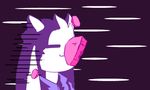  animated asriel_dreemurr eyes_closed fatz_geronimo horn rock smile undertale video_games 