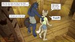  anthro cat clothing comic equine faf feline horse male mammal shorts topless 
