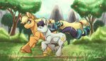  2016 applejack_(mlp) coloratura_(mlp) duo earth_pony equine female feral friendship_is_magic horse inuhoshi-to-darkpen mammal my_little_pony pony 