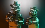  animatronic bear digital_media_(artwork) five_nights_at_freddy&#039;s five_nights_at_freddy&#039;s_2 freddy_(fnaf) leda456 machine mammal robot toy_freddy_(fnaf) video_games 