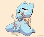  anthro balls bumpty cat cub cum cumshot feline gumball_watterson male mammal orgasm penis solo the_amazing_world_of_gumball uncut young 