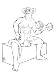  akemi_yukio exercise male mammal penis rat rodent solo uncut weightlifting workout 