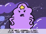  adventure_time animated dialogue female floating invalid_tag looking_at_viewer lumpy_space_princess pokehidden star text 