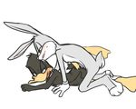  anal blush bugs_bunny daffy_duck looney_tunes male male/male sex warner_brothers 