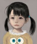  bad_id bad_pixiv_id black_hair child lips nickelodeon pajamas pon realistic solo spongebob_squarepants spongebob_squarepants_(character) twintails 