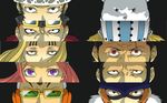  6+boys bad_id bad_pixiv_id basil_hawkins bear bepo black_hair blonde_hair blue_eyes brown_eyes brown_hair capone_gang_bege column_lineup earrings eleven_supernova eustass_captain_kid glasses goggles goggles_on_head hat headphones jewelry jewelry_bonney killer_(one_piece) mask multiple_boys one_piece orange_hair parody persona persona_3 persona_eyes pink_hair purple_eyes red_eyes red_hair san_michi scar scratchmen_apoo tattoo trafalgar_law urouge x_drake 