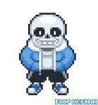  animated animated_skeleton bone clothing digital_media_(artwork) foop-mcfawn hoodie laugh male monster pixel_(artwork) sans_(undertale) skeleton smile text undead undertale video_games walking 