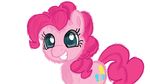  earth_pony equine feral friendship_is_magic hair horse jbond mammal my_little_pony pinkie_pie_(mlp) pony simple_background solo white_background 