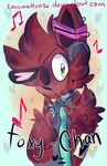  animatronic anthro canine caramelcraze digital_media_(artwork) five_nights_at_freddy&#039;s fox foxy_(fnaf) fur machine male mammal one_eye_closed robot video_games wink 