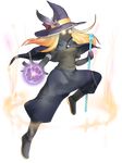  banned_artist black_mage blonde_hair boots cape electricity feathers final_fantasy hat highres holding kangda-nim long_hair looking_at_viewer mage magic no_mouth original puffy_pants solo staff transparent_background wand weapon witch_hat yellow_eyes 