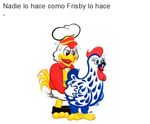  anthro avian bird chef_hat chicken clothed clothing commercial duo female feral frisby_(character) frisby_(copyright) humping luto maggi_(character) maggi_(copyright) male male/female male_chicken mascot pants_down partially_clothed penetration spanish_text text 