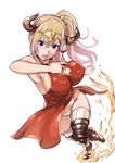  aliza_(granblue_fantasy) aliza_(granblue_fantasy)_(cosplay) alternate_costume bad_anatomy bare_shoulders blonde_hair bouncing_breasts breasts china_dress chinese_clothes cleavage cleavage_cutout cosplay covered_nipples draph dress ganari_ryuu granblue_fantasy hair_between_eyes highres horns impossible_clothes kawakami_mai large_breasts long_hair looking_at_viewer mole mole_under_eye musaigen_no_phantom_world panties purple_eyes serious side_ponytail sideboob sketch solo thighhighs trait_connection underwear white_panties 