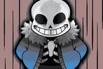  animated animated_skeleton bensketchdumpplace_(artist) bone clothing hoodie male sans_(undertale) skeleton undead undertale video_games 