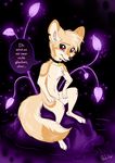  anthro bell canine collar fennec fox german_text looking_at_viewer male mammal red_eyes ruki_(character) rukifox sitting solo text translation_request 
