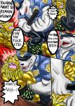  anthro bear blonde_hair comic dialogue english_text feline forced fur hair lion male male/male mammal mane musclegut police_officer rape screaming size_difference stand_on tagme text unprofessional_behavior white_body white_fur yad 