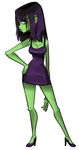  banjo-kazooie black_dress dress green_skin gruntilda_winkybunion 