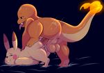  2016 3_toes all_fours anal anal_penetration anus ass_up backsack balls biting_lip black_background butt charmander digital_media_(artwork) doggystyle duo ero_(character) eroborus flaming_tail foot_on_butt from_behind_position fur hadou half-closed_eyes hand_on_back hindpaw interspecies looking_down male male/male mammal motion_lines multicolored_scales nintendo nude one_eye_closed paws penetration penis perineum pikachu pok&eacute;mon scales scalie semi-anthro sex simple_background slightly_chubby squint step_pose sweat tan_scales tiptoes toes tongue tongue_out two_tone_scales vein veiny_penis video_games yellow_fur 