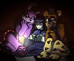  animatronic bear bonnie_(fnaf) cupcake_(fnaf) five_nights_at_freddy&#039;s freddy_(fnaf) lagomorph machine male mammal mike_schmidt rabbit robot the-star-hunter video_games 