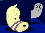  ghost masturbation napstablook open_mouth penetration protagonist_(undertale) pussy pussy_juice sex_toy spirit sweat tounge_out undertale vaginal vaginal_penetration video_games 